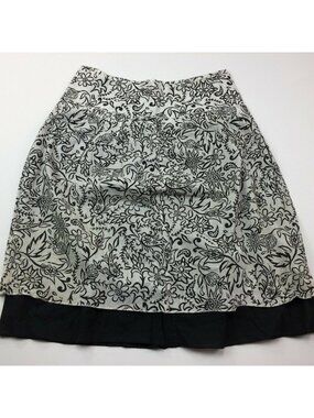 Element Women's White Skirt Floral Work Office Sm